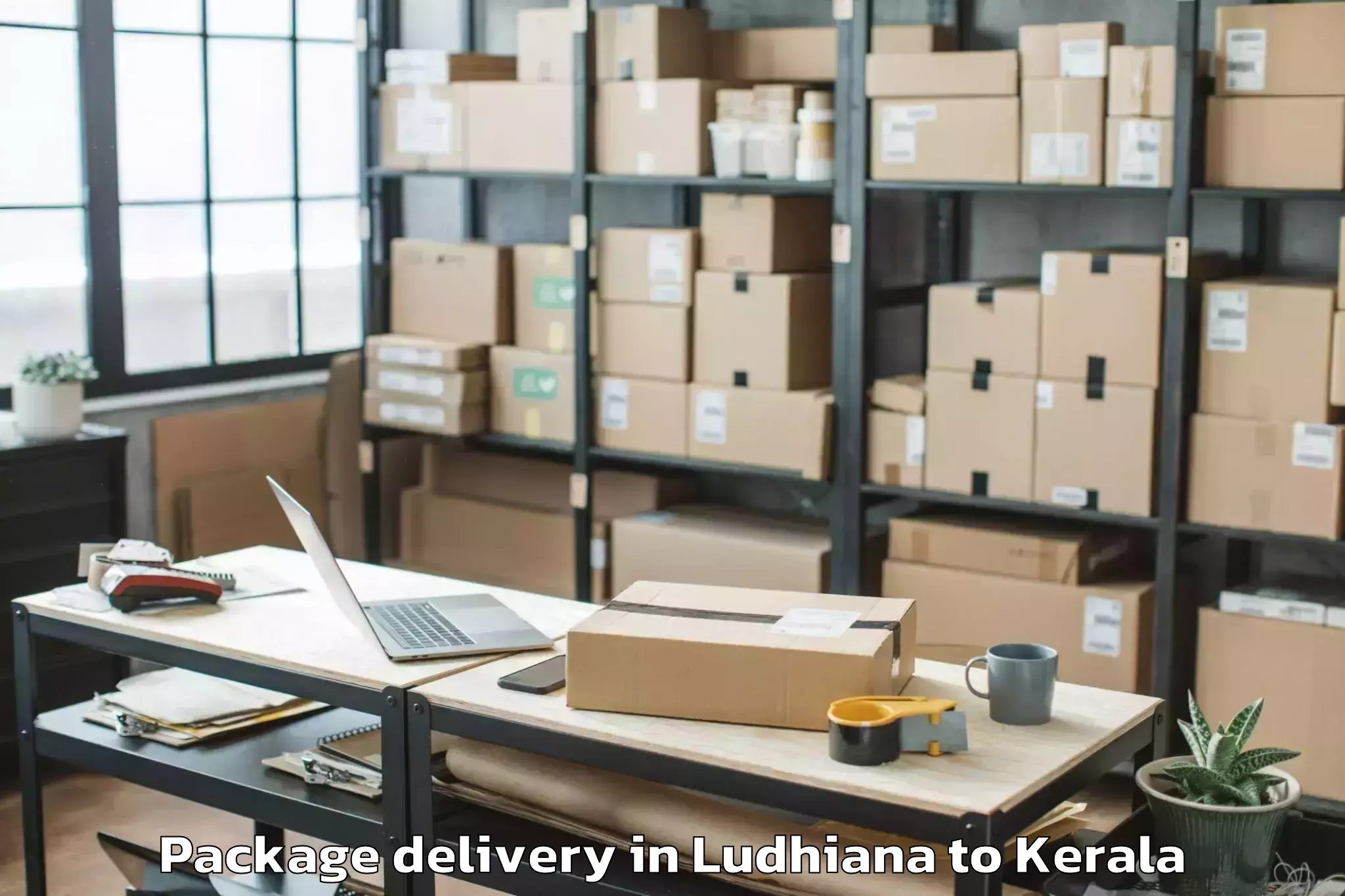 Top Ludhiana to Venjarammoodu Package Delivery Available